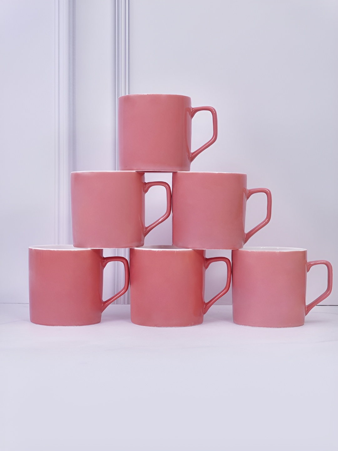 UPC Set of 6 Printed Premium Lightweight Fine Bone China Ceramic Tea/Coffee Cups, Pink
UPC Set of 6 Printed Premium Lightweight Fine Bone China Ceramic Tea/Coffee Cups, Pink