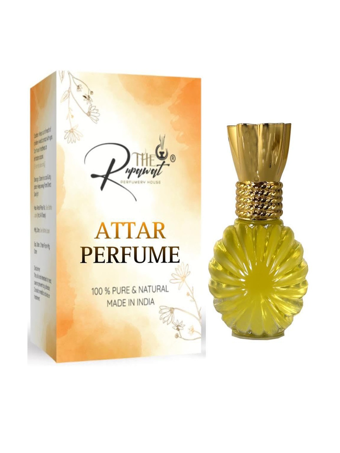 THE RUPAWAT Perfumery House Fancy Bouquet Premium 100% Natural Alcohol Free Attar - 12 ml, Transparent
THE RUPAWAT Perfumery House Fancy Bouquet Premium 100% Natural Alcohol Free Attar - 12 ml, Transparent