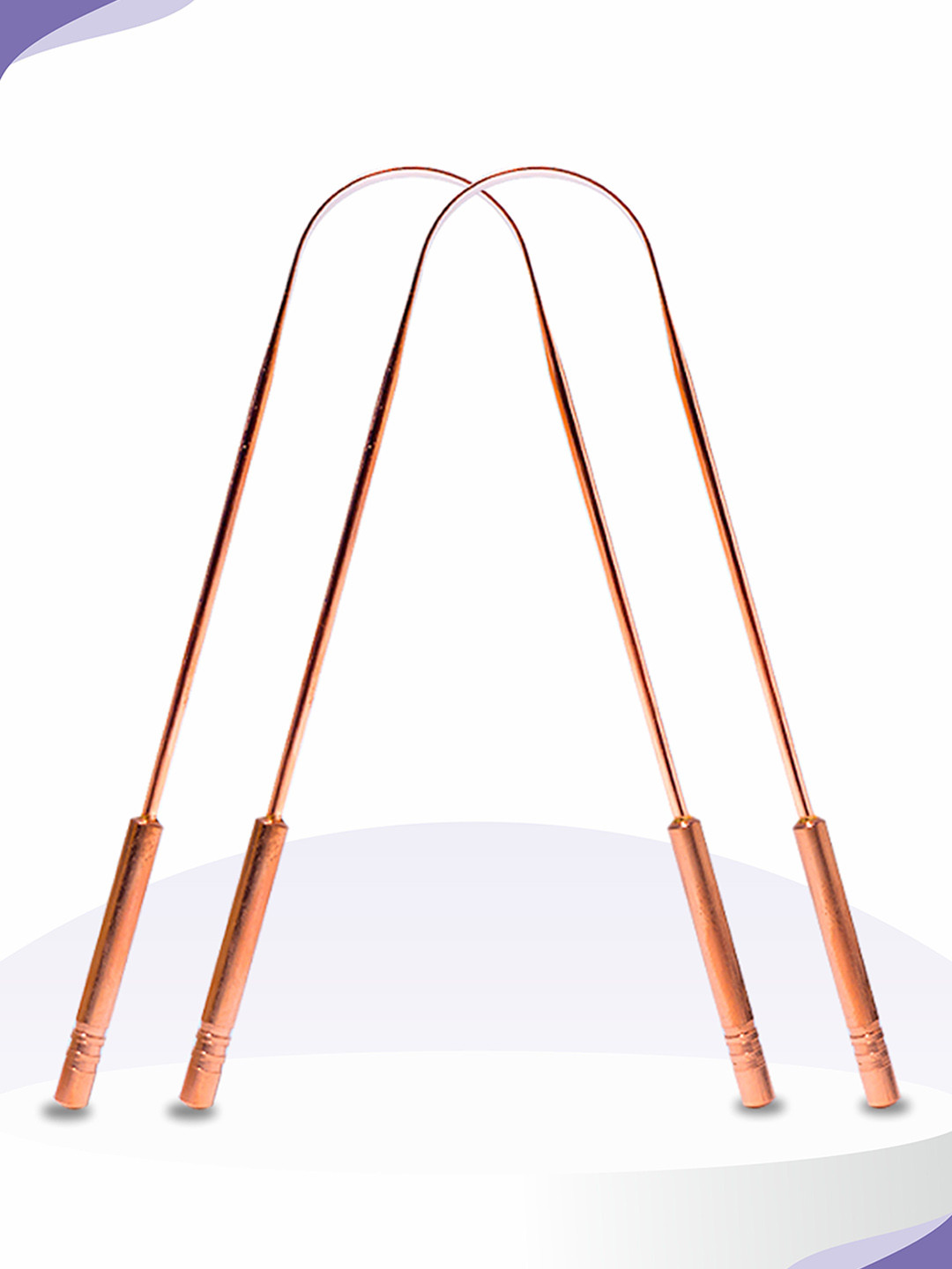 Nurpi Set Of 2 Copper Tongue Cleaner, Silver
Nurpi Set Of 2 Copper Tongue Cleaner, Silver