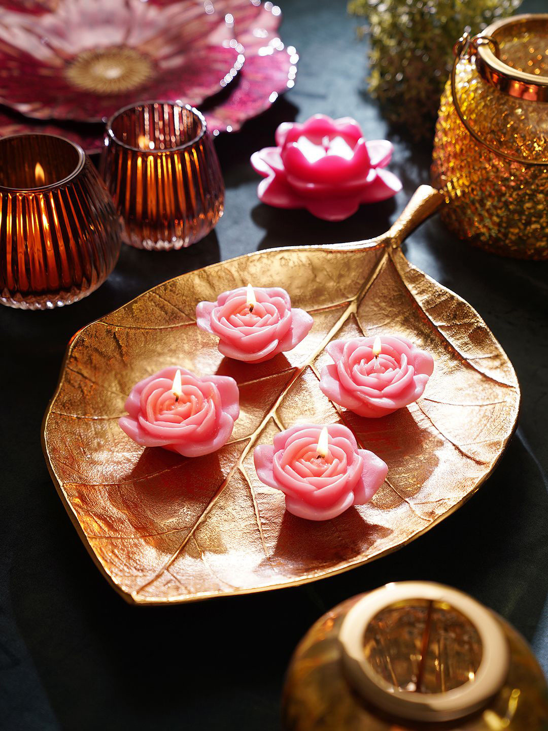 Pure Home and Living Pink 4 pieces Tea Light Candle
Pure Home and Living Pink 4 pieces Tea Light Candle