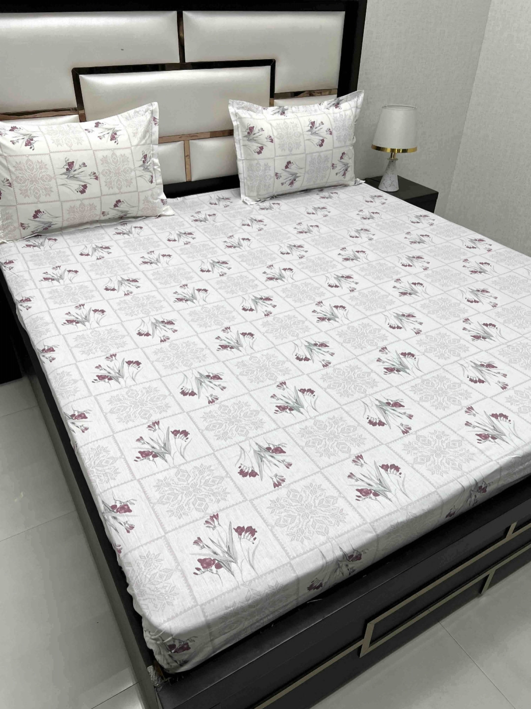 Pure Decor Cotton King Size Double Bed Bedsheet With 2 Pillow Covers 108 in X 108 in, White
Pure Decor Cotton King Size Double Bed Bedsheet With 2 Pillow Covers 108 in X 108 in, White