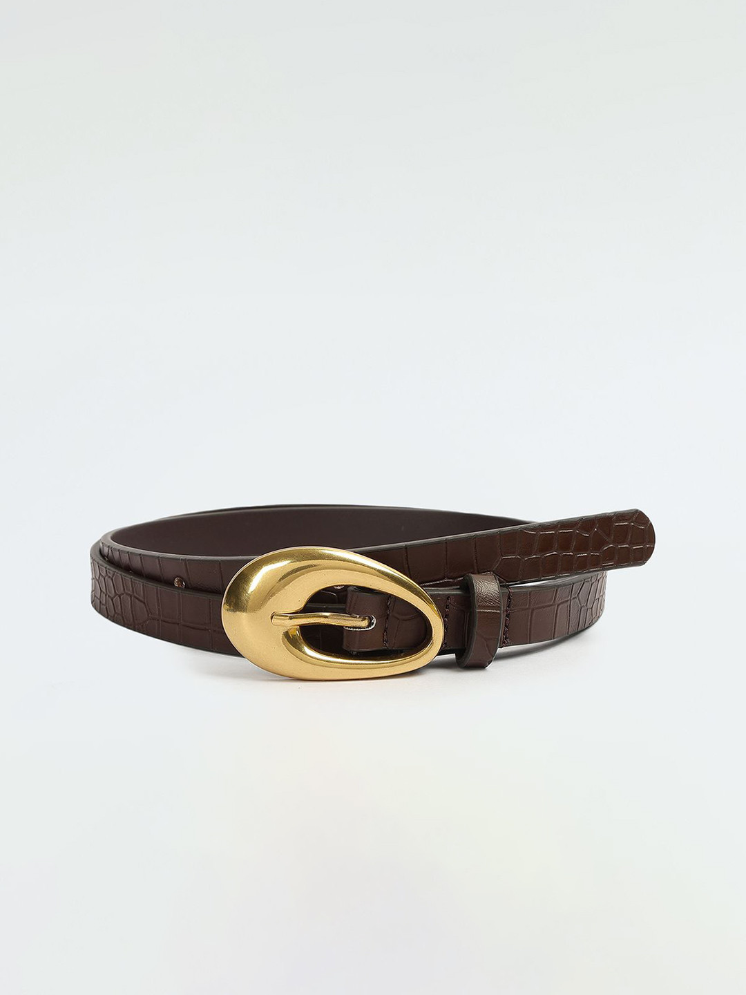 max Women Textured Slim Belt, Brown
max Women Textured Slim Belt, Brown