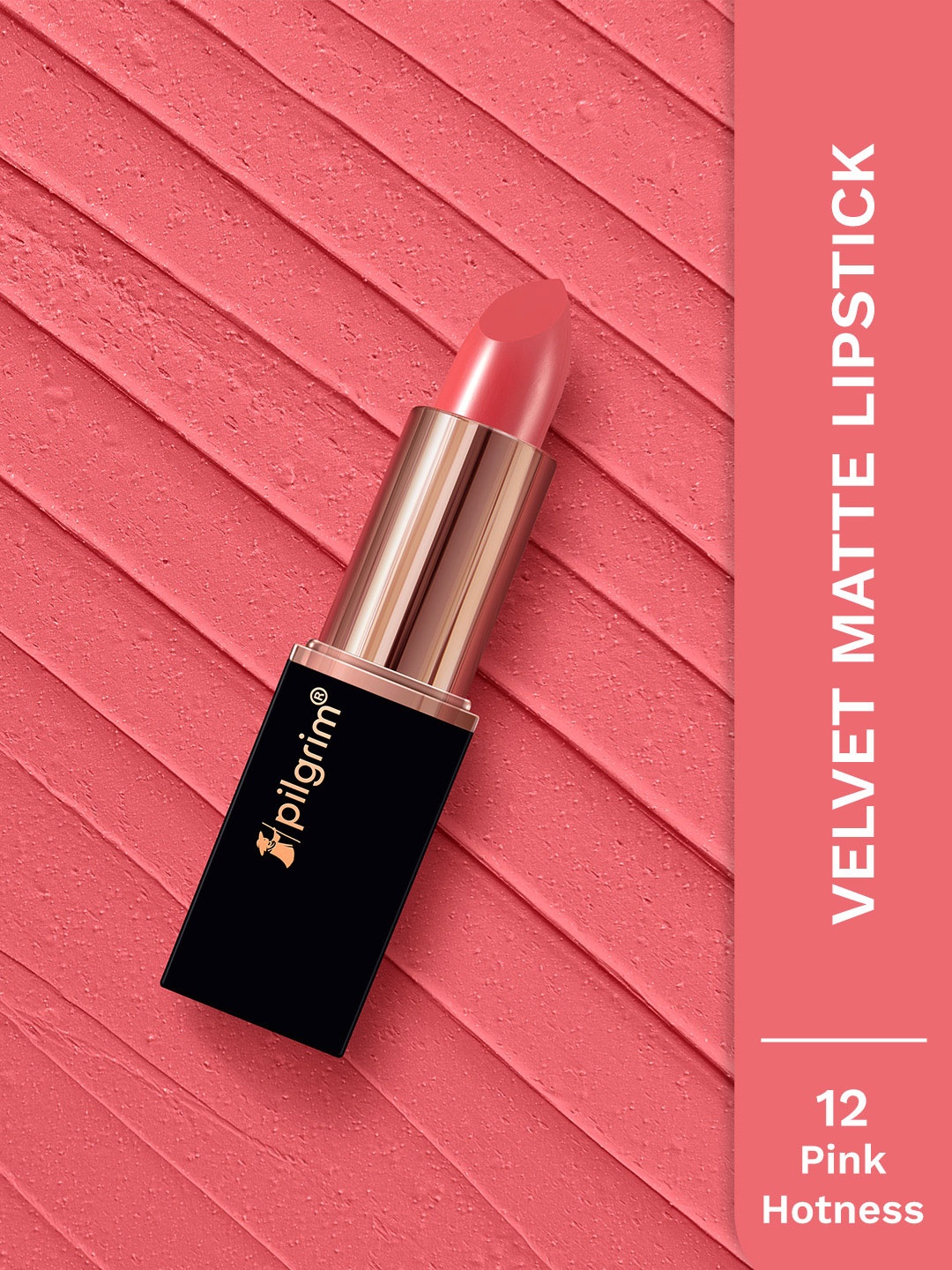 Pilgrim Matte Bullet Intense Colour Transferproof & Smudgeproof Lipstick - Pink Hotness 12
Pilgrim Matte Bullet Intense Colour Transferproof & Smudgeproof Lipstick - Pink Hotness 12
