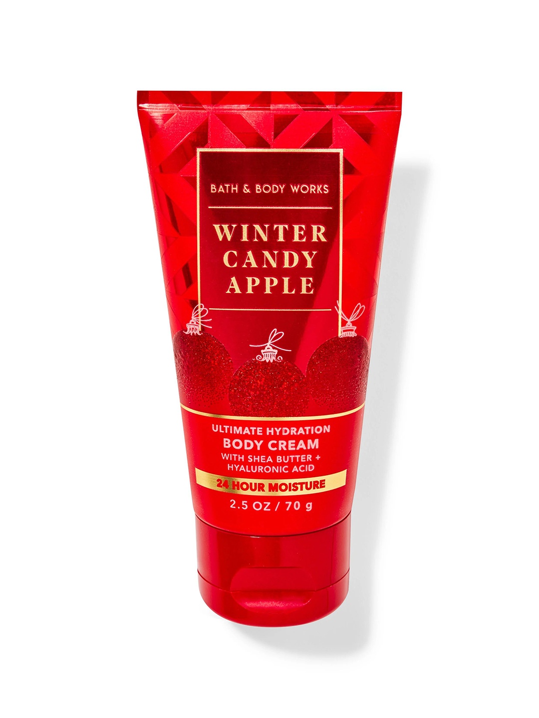 Bath & Body Works Winter Candy Apple Ultimate Hydration Travel Size Body Cream - 70 g, Red
Bath & Body Works Winter Candy Apple Ultimate Hydration Travel Size Body Cream - 70 g, Red
