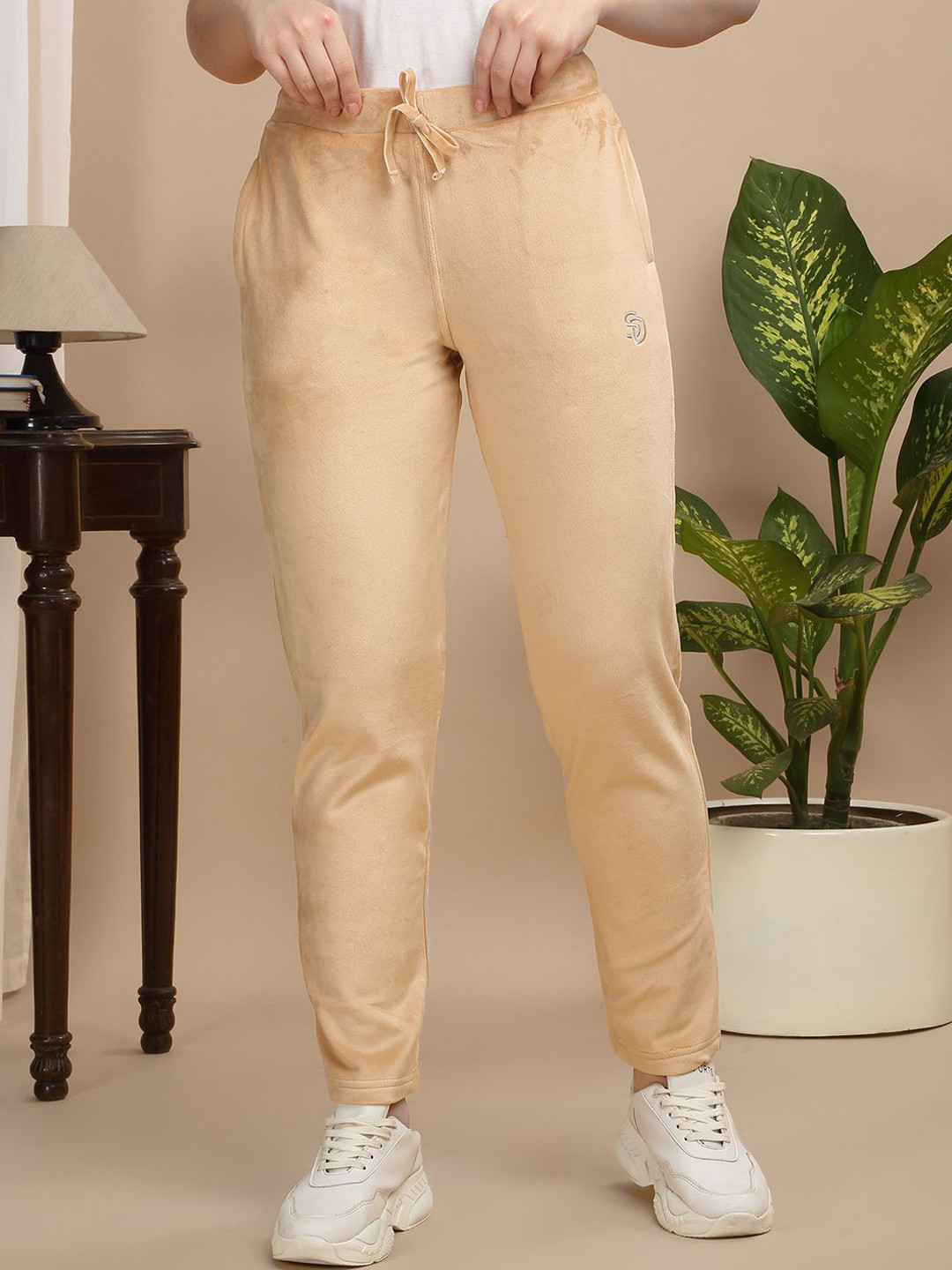 Sweet Dreams Women Mid-Rise Track Pant, Beige
Sweet Dreams Women Mid-Rise Track Pant, Beige