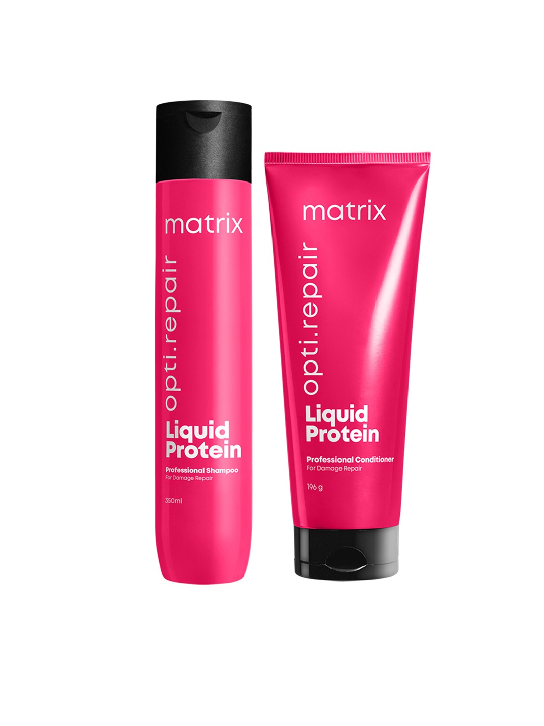 MATRIX Opti.repair Liquid Protein Professional Shampoo 350ml & Conditioner 196g, Pink
MATRIX Opti.repair Liquid Protein Professional Shampoo 350ml & Conditioner 196g, Pink