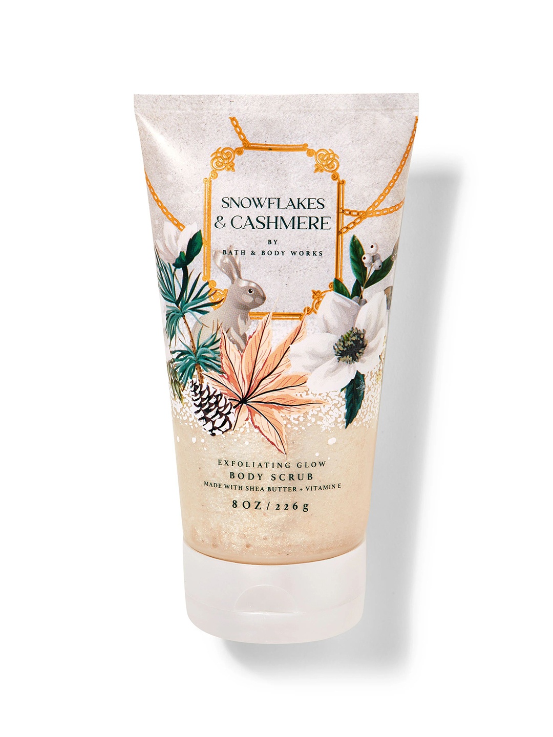 Bath & Body Works Snowflakes & Cashmere Exfoliating Glow Body Scrub with Vitamin E - 226 g, Gold
Bath & Body Works Snowflakes & Cashmere Exfoliating Glow Body Scrub with Vitamin E - 226 g, Gold