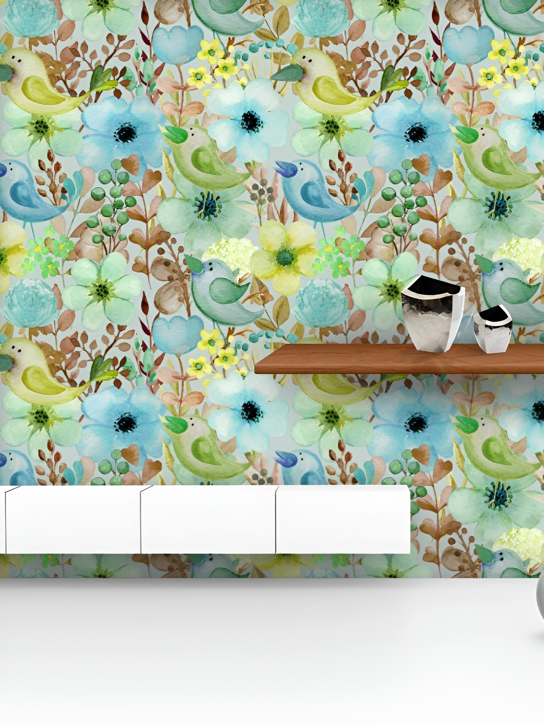 ArtzFolio Printed UV-Resistant Anti-Bacterial Birds Flowers Peel & Stick Wallpaper, Multi
ArtzFolio Printed UV-Resistant Anti-Bacterial Birds Flowers Peel & Stick Wallpaper, Multi