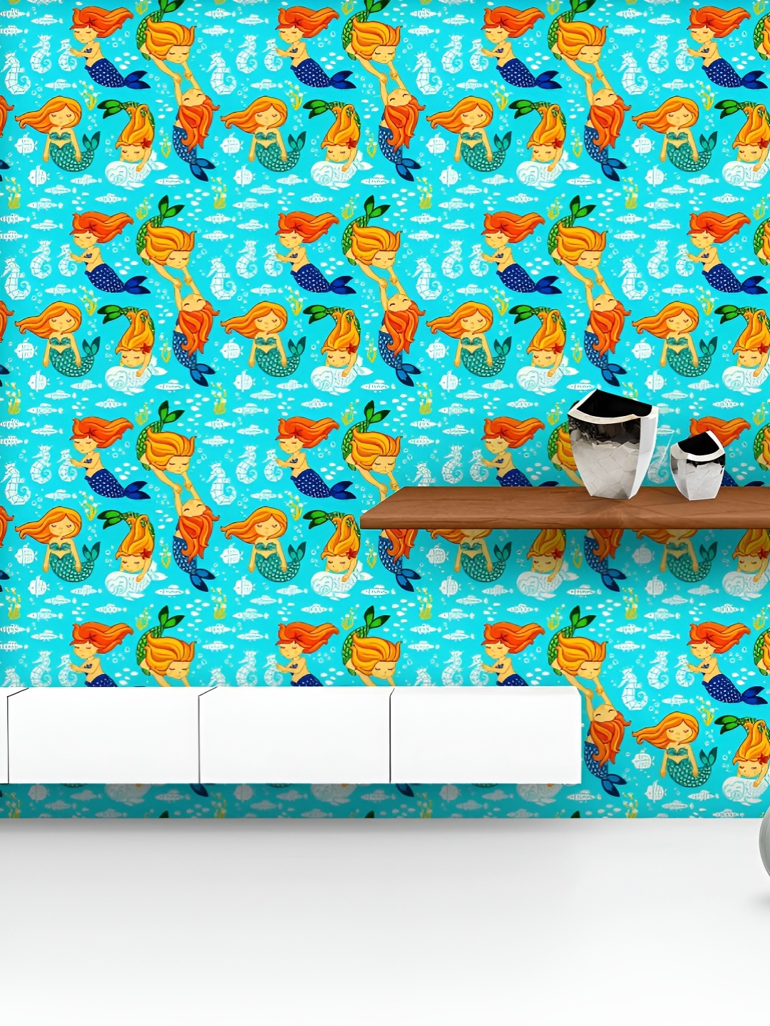 ArtzFolio Printed UV-Resistant Anti-Bacterial Cartoon Underwater World Peel & Stick Wallpaper, Multi
ArtzFolio Printed UV-Resistant Anti-Bacterial Cartoon Underwater World Peel & Stick Wallpaper, Multi