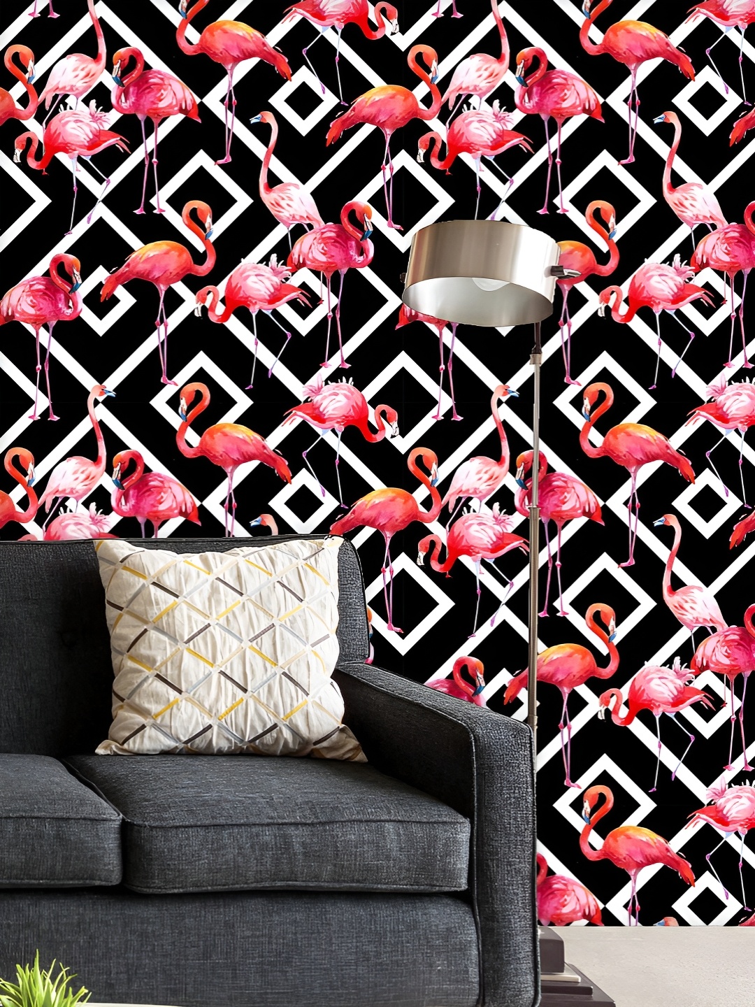 ArtzFolio Printed UV-Resistant Anti-Bacterial Watercolor Tropical Pink Flamingo Peel & Stick Wallpaper, Multi
ArtzFolio Printed UV-Resistant Anti-Bacterial Watercolor Tropical Pink Flamingo Peel & Stick Wallpaper, Multi