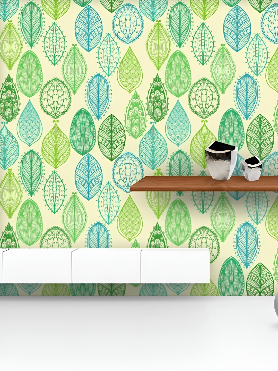 ArtzFolio Printed UV-Resistant Anti-Bacterial Vintage Ornate Leaves Peel & Stick Wallpaper, Multi
ArtzFolio Printed UV-Resistant Anti-Bacterial Vintage Ornate Leaves Peel & Stick Wallpaper, Multi