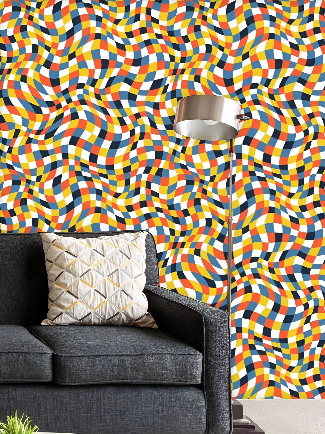 ArtzFolio Printed UV-Resistant Anti-Bacterial Abstract Color Plaid Texture Peel & Stick Wallpaper, Multi
ArtzFolio Printed UV-Resistant Anti-Bacterial Abstract Color Plaid Texture Peel & Stick Wallpaper, Multi