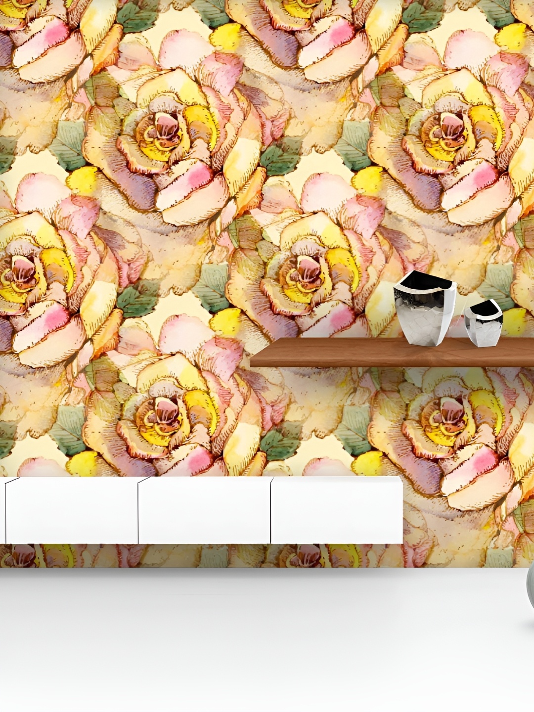 ArtzFolio Printed UV-Resistant Anti-Bacterial Watercolor Flowers Peel & Stick Wallpaper, Multi
ArtzFolio Printed UV-Resistant Anti-Bacterial Watercolor Flowers Peel & Stick Wallpaper, Multi