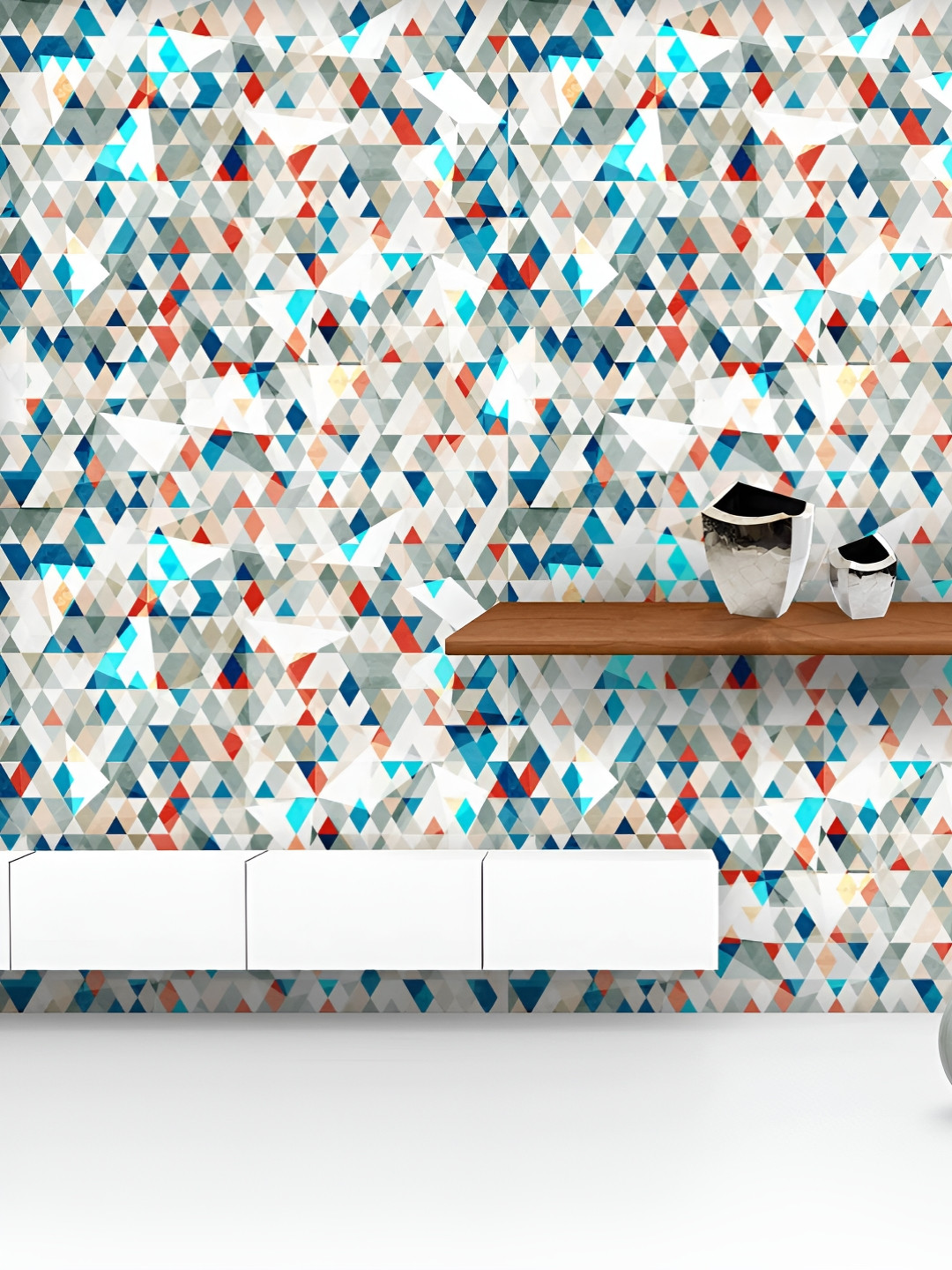 ArtzFolio Printed UV-Resistant Anti-Bacterial Blue Glass Triangles Peel & Stick Wallpaper, Multi
ArtzFolio Printed UV-Resistant Anti-Bacterial Blue Glass Triangles Peel & Stick Wallpaper, Multi