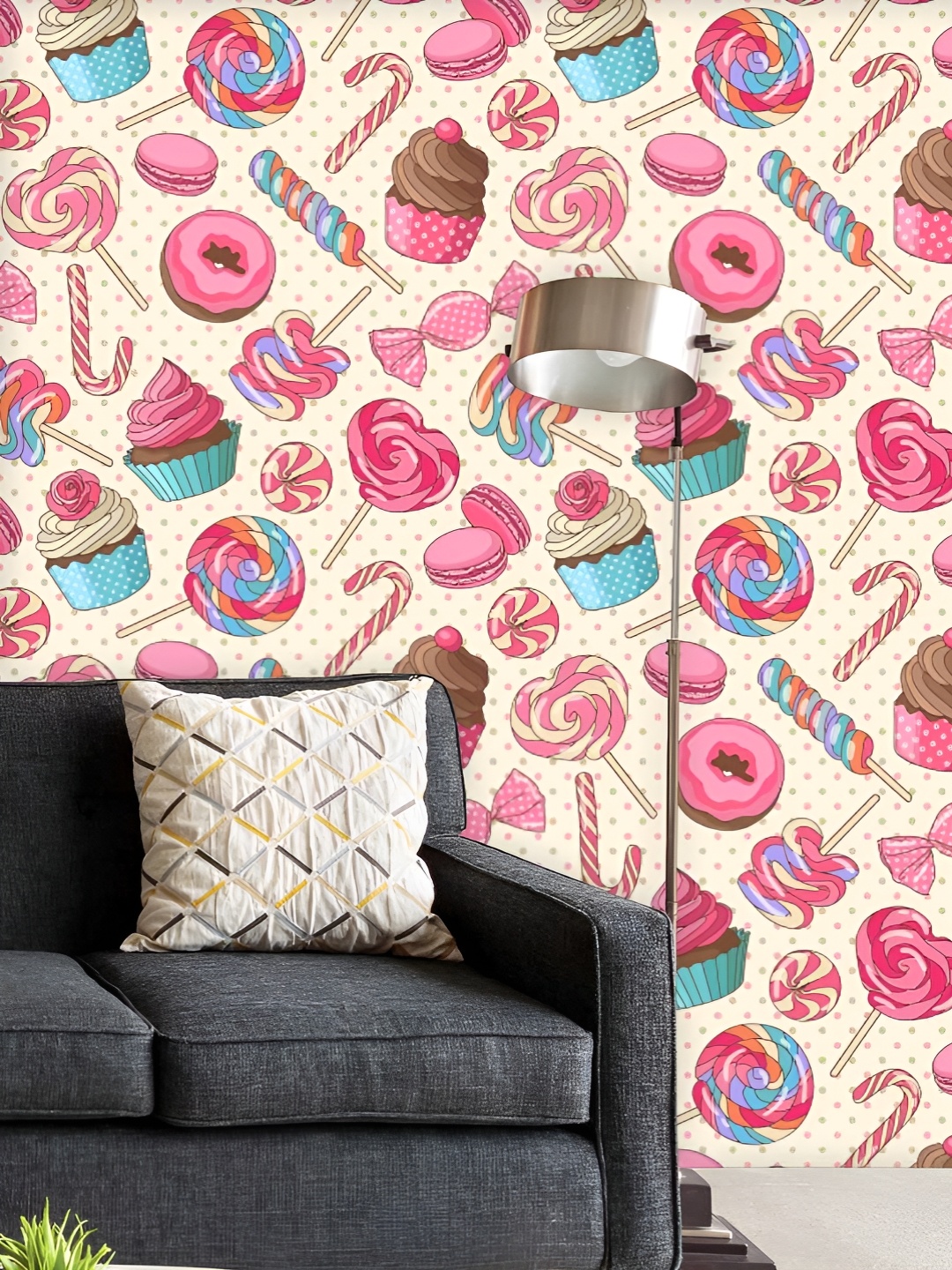 ArtzFolio Printed UV-Resistant Anti-Bacterial Yummy Lollipop CandyPeel & Stick Wallpaper, Multi
ArtzFolio Printed UV-Resistant Anti-Bacterial Yummy Lollipop CandyPeel & Stick Wallpaper, Multi