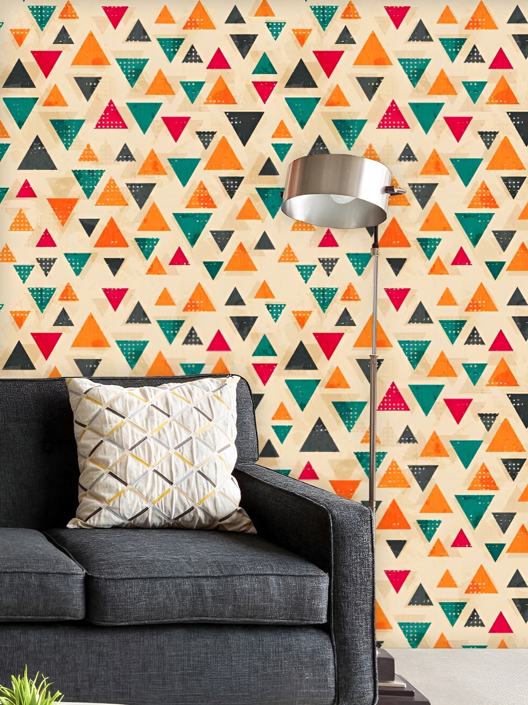 ArtzFolio Printed UV-Resistant Anti-Bacterial Vintage Triangle Peel & Stick Wallpaper, Multi
ArtzFolio Printed UV-Resistant Anti-Bacterial Vintage Triangle Peel & Stick Wallpaper, Multi