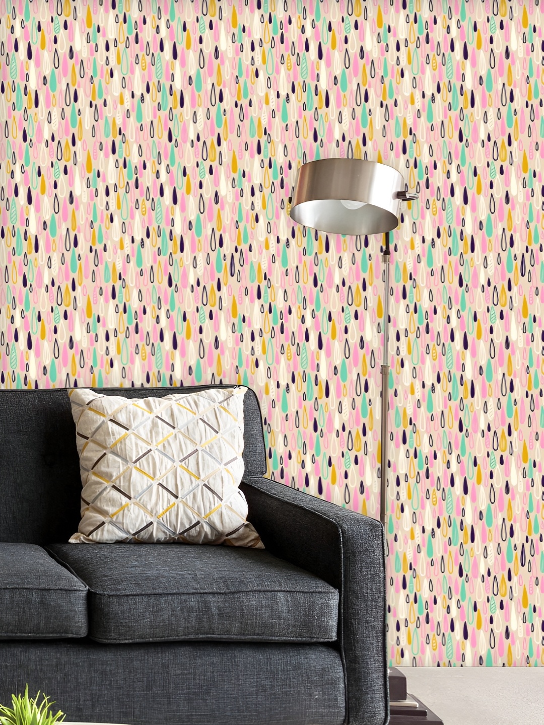 ArtzFolio Printed UV-Resistant Anti-Bacterial Kids Colored Rain Peel & Stick Wallpaper, Multi
ArtzFolio Printed UV-Resistant Anti-Bacterial Kids Colored Rain Peel & Stick Wallpaper, Multi