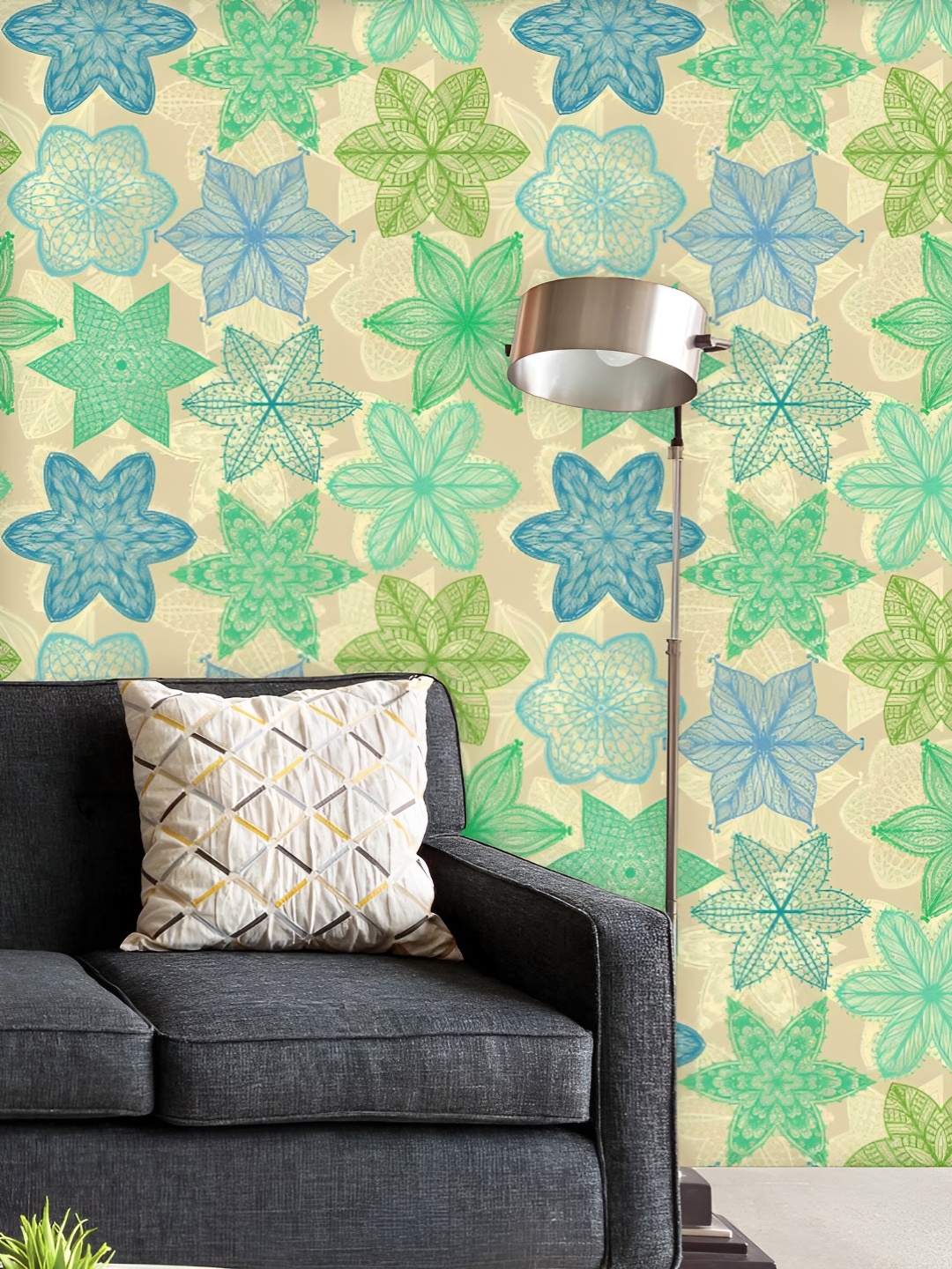 ArtzFolio Printed UV-Resistant Anti-Bacterial Vintage Ornate Flowers Peel & Stick Wallpaper, Multi
ArtzFolio Printed UV-Resistant Anti-Bacterial Vintage Ornate Flowers Peel & Stick Wallpaper, Multi