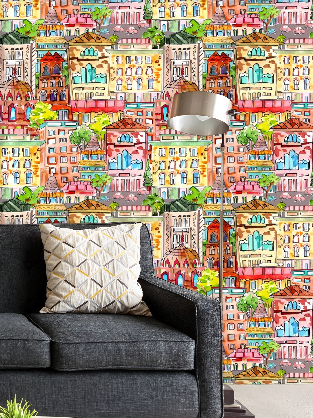 ArtzFolio Printed UV-Resistant Anti-Bacterial Watercolor Vintage Cityscape Peel & Stick Wallpaper, Multi
ArtzFolio Printed UV-Resistant Anti-Bacterial Watercolor Vintage Cityscape Peel & Stick Wallpaper, Multi