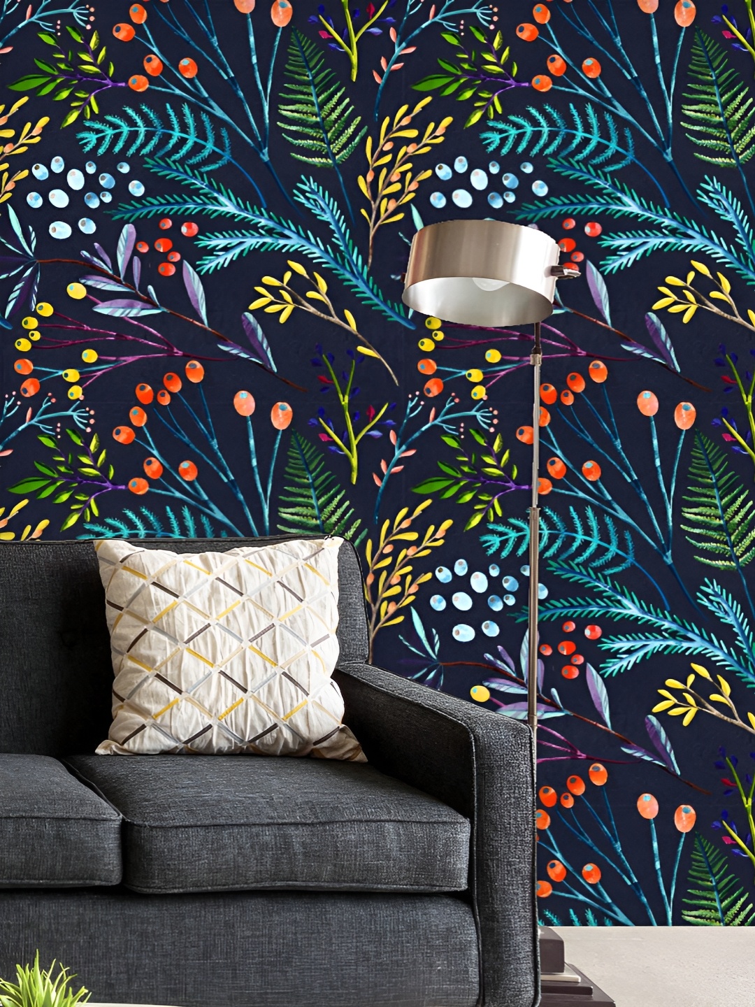 ArtzFolio Printed UV-Resistant Anti-Bacterial Floral Botanical Pattern Peel & Stick Wallpaper, Multi
ArtzFolio Printed UV-Resistant Anti-Bacterial Floral Botanical Pattern Peel & Stick Wallpaper, Multi