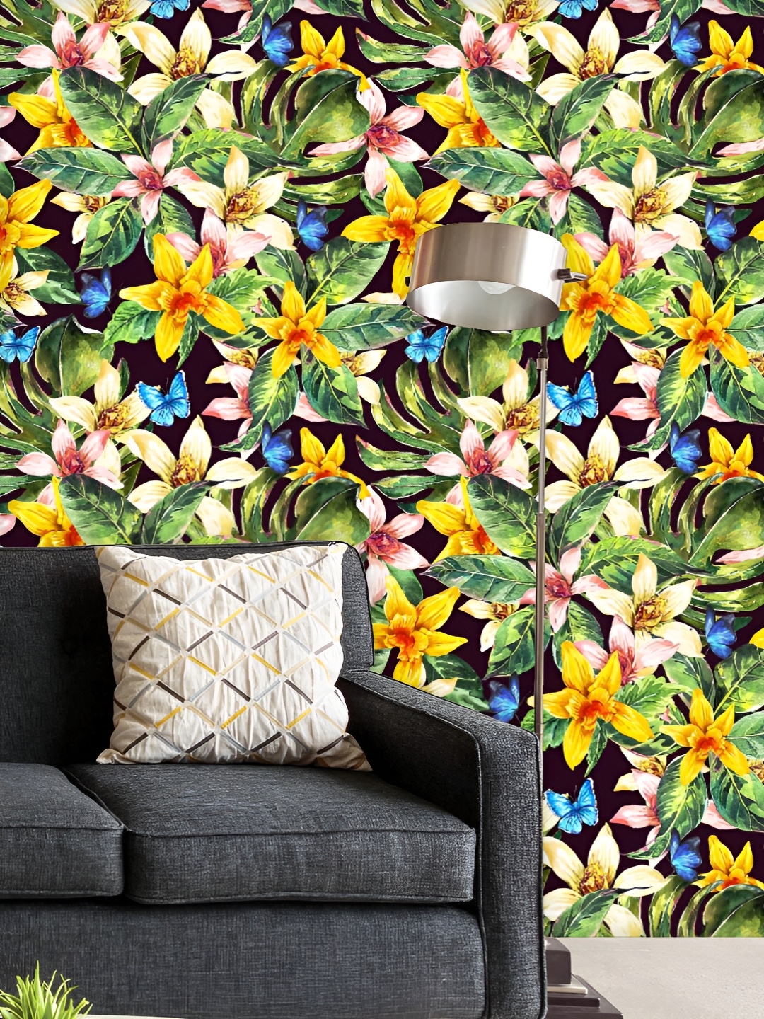 ArtzFolio Printed UV-Resistant Anti-Bacterial Watercolor Natural Tropical Leaves Peel & Stick Wallpaper, Multi
ArtzFolio Printed UV-Resistant Anti-Bacterial Watercolor Natural Tropical Leaves Peel & Stick Wallpaper, Multi