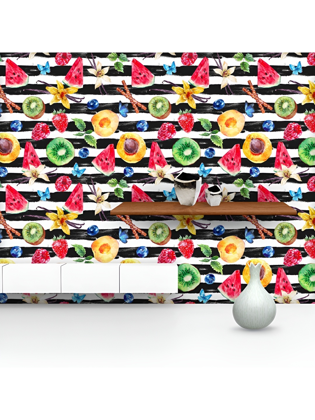 ArtzFolio Printed UV-Resistant Anti-Bacterial Watercolor Tropical Fruits Peel & Stick Wallpaper, Multi
ArtzFolio Printed UV-Resistant Anti-Bacterial Watercolor Tropical Fruits Peel & Stick Wallpaper, Multi