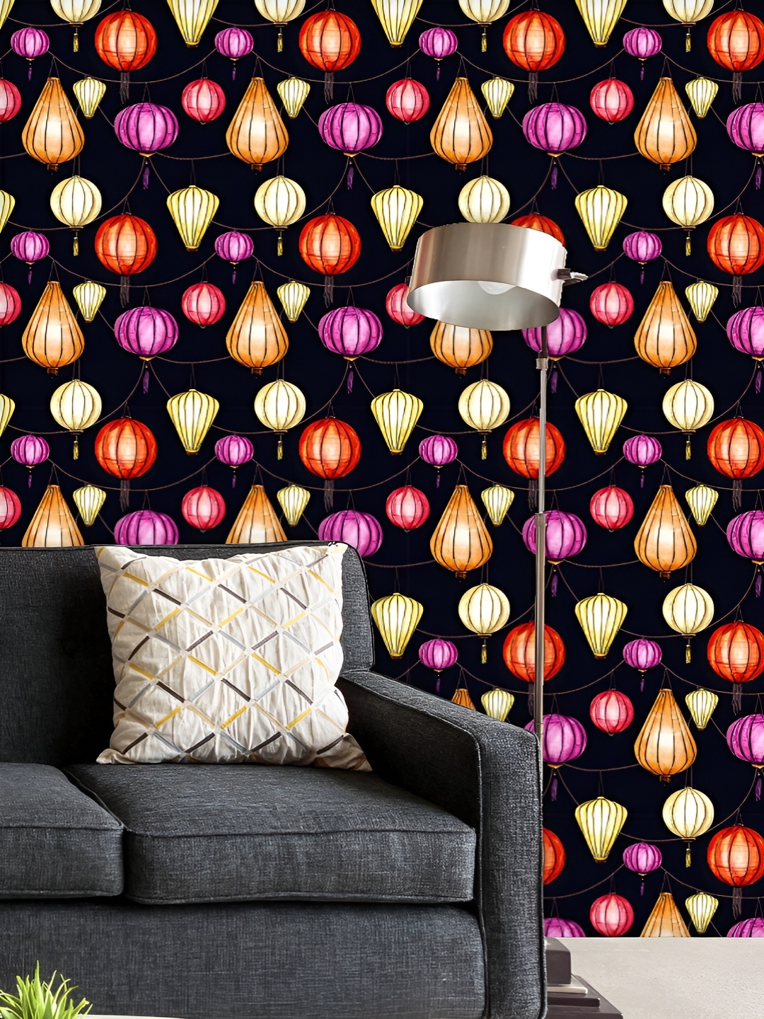 ArtzFolio Printed UV-Resistant Anti-Bacterial Watercolor Chinese Lantern Peel & Stick Wallpaper, Multi
ArtzFolio Printed UV-Resistant Anti-Bacterial Watercolor Chinese Lantern Peel & Stick Wallpaper, Multi