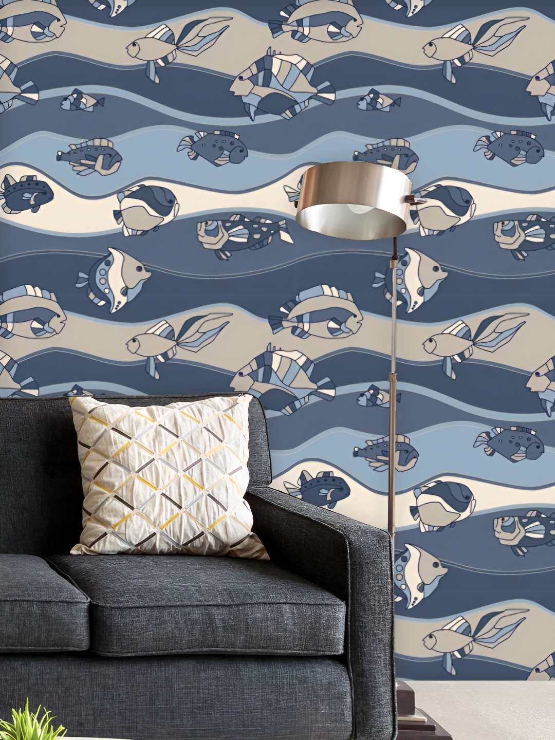 ArtzFolio Printed UV-Resistant Anti-Bacterial Fish AquariumPeel & Stick Wallpaper, Multi
ArtzFolio Printed UV-Resistant Anti-Bacterial Fish AquariumPeel & Stick Wallpaper, Multi
