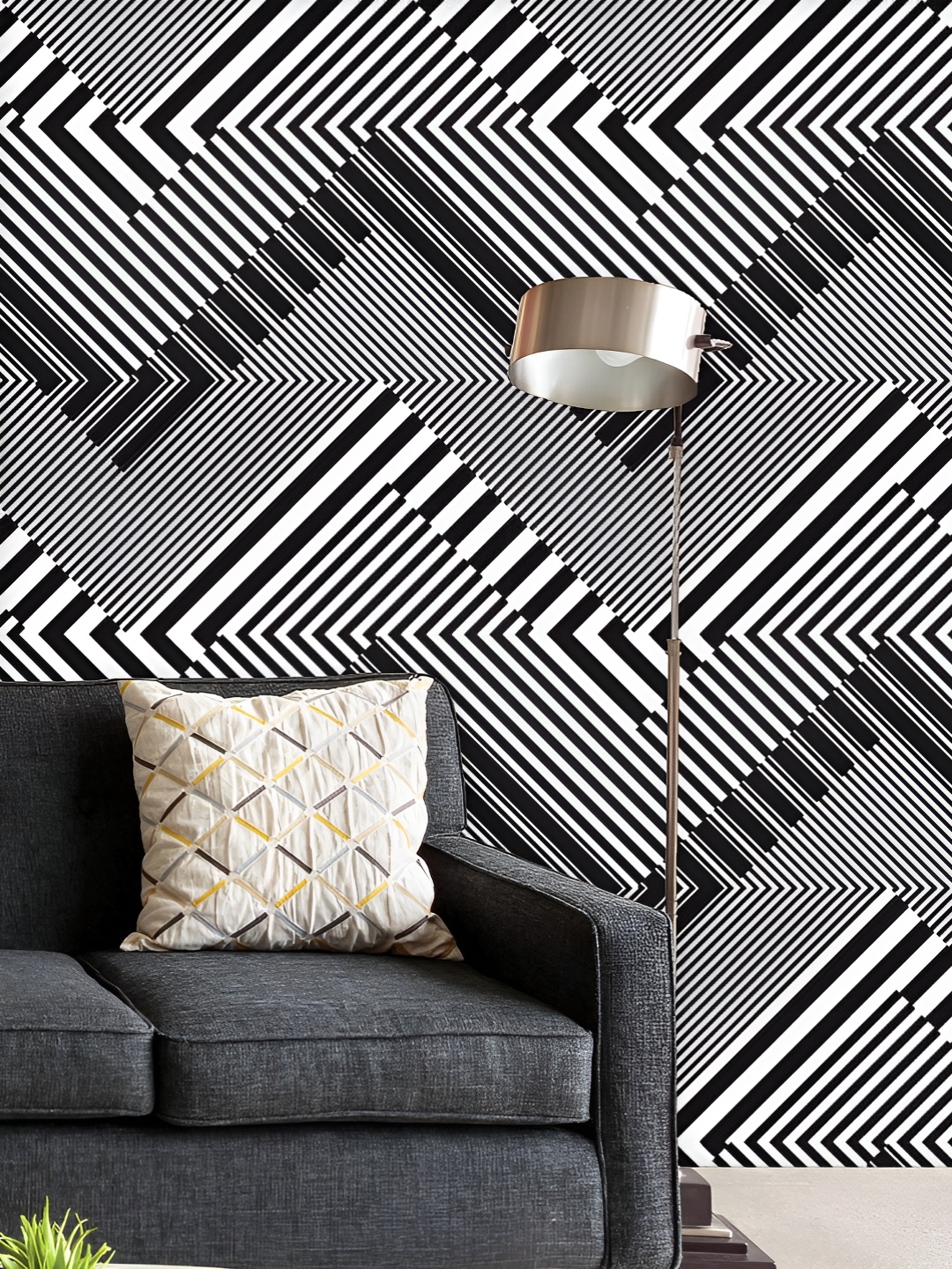ArtzFolio Printed UV-Resistant Anti-Bacterial Abstract Geometric Stripes Peel & Stick Wallpaper, Multi
ArtzFolio Printed UV-Resistant Anti-Bacterial Abstract Geometric Stripes Peel & Stick Wallpaper, Multi