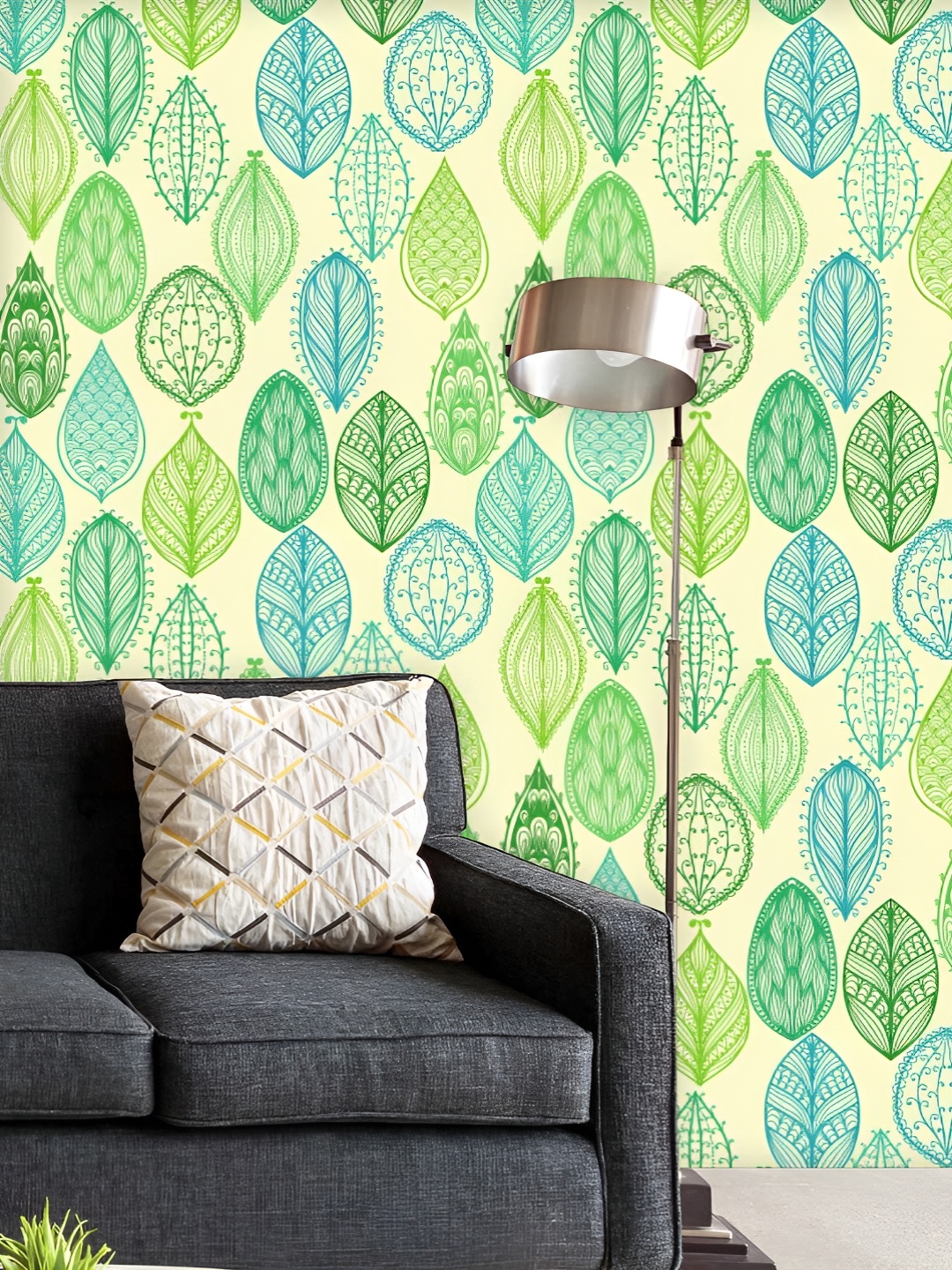 ArtzFolio Printed UV-Resistant Anti-Bacterial Vintage Ornate Leaves Peel & Stick Wallpaper, Multi
ArtzFolio Printed UV-Resistant Anti-Bacterial Vintage Ornate Leaves Peel & Stick Wallpaper, Multi