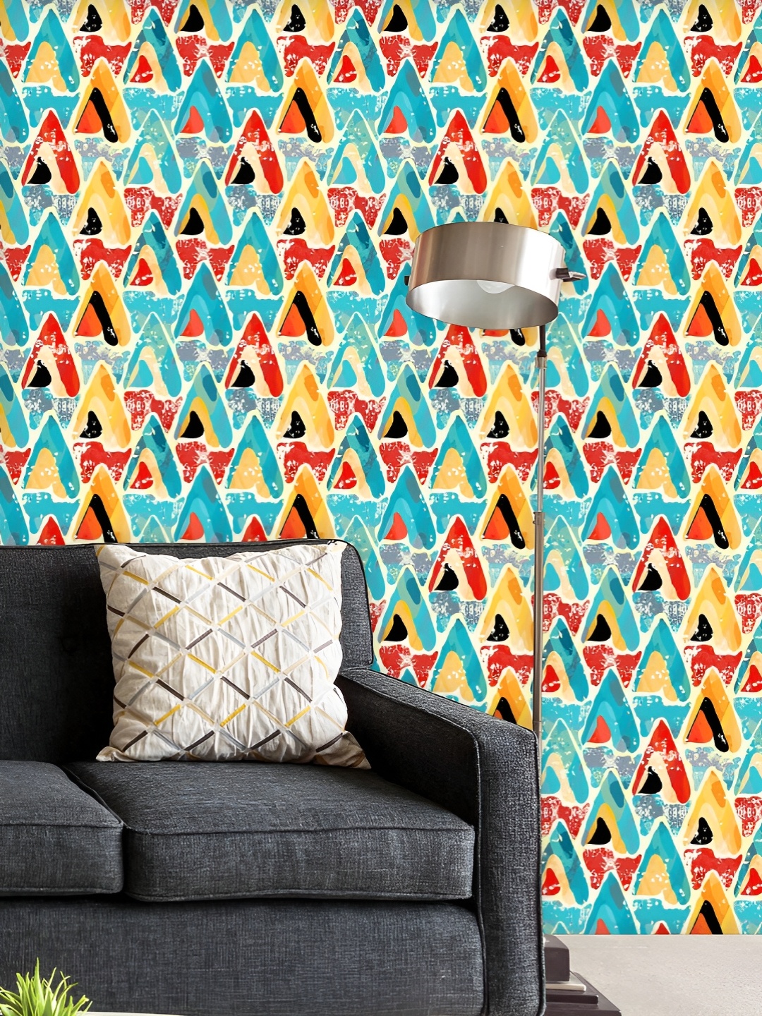 ArtzFolio Printed UV-Resistant Anti-Bacterial Geometric Grunge Pattern Peel & Stick Wallpaper, Multi
ArtzFolio Printed UV-Resistant Anti-Bacterial Geometric Grunge Pattern Peel & Stick Wallpaper, Multi