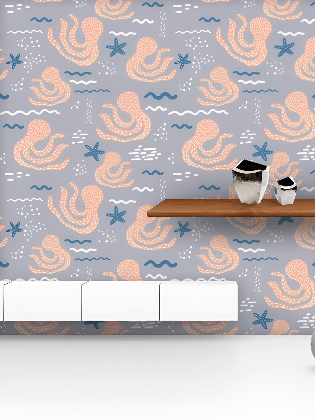 ArtzFolio Printed UV-Resistant Anti-Bacterial Octopus Starfish Peel & Stick Wallpaper, Multi
ArtzFolio Printed UV-Resistant Anti-Bacterial Octopus Starfish Peel & Stick Wallpaper, Multi