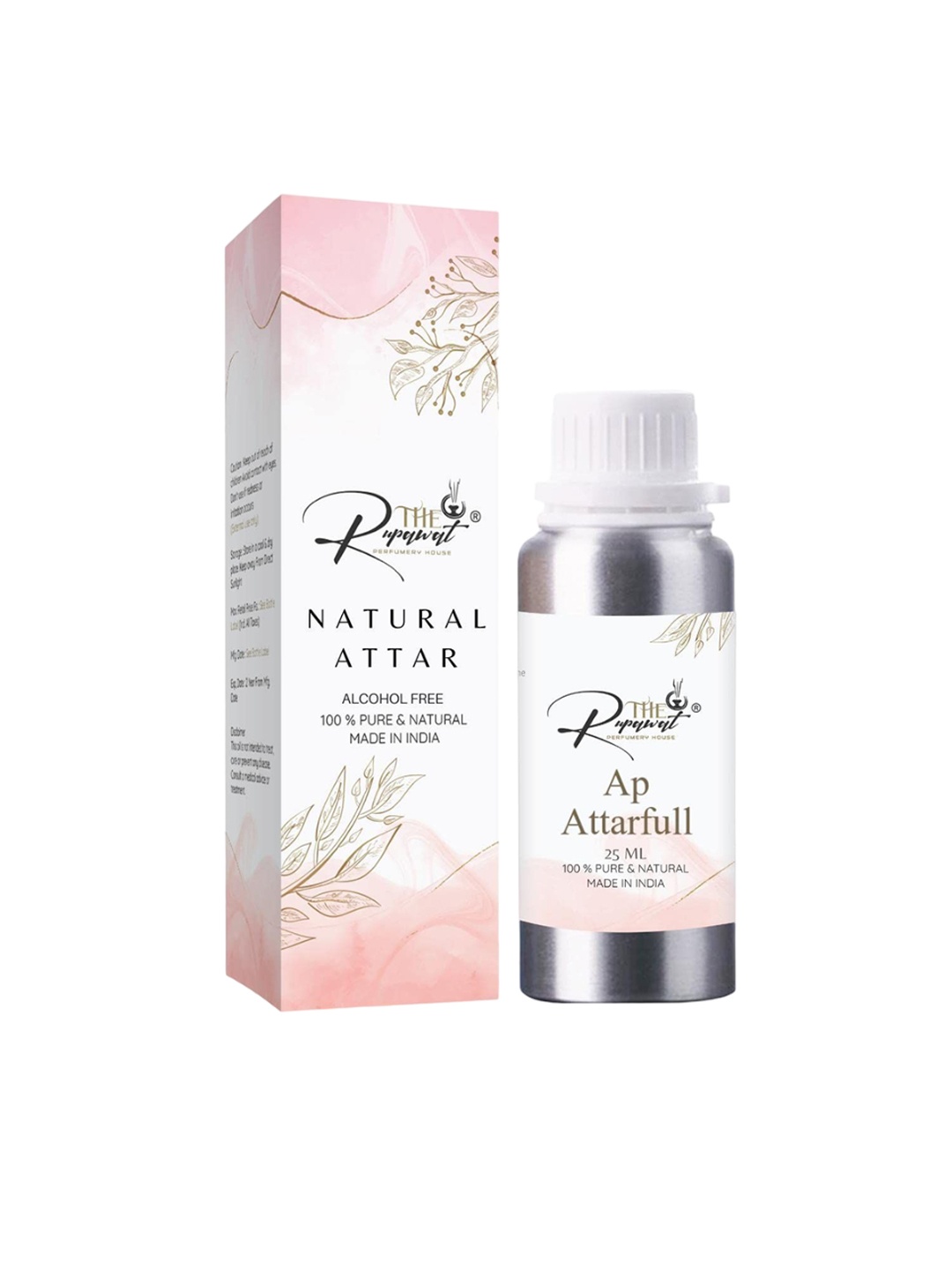 THE RUPAWAT Perfumery House Ap Attarfull Non-Alcoholic Attar - 25 ml, Transparent
THE RUPAWAT Perfumery House Ap Attarfull Non-Alcoholic Attar - 25 ml, Transparent