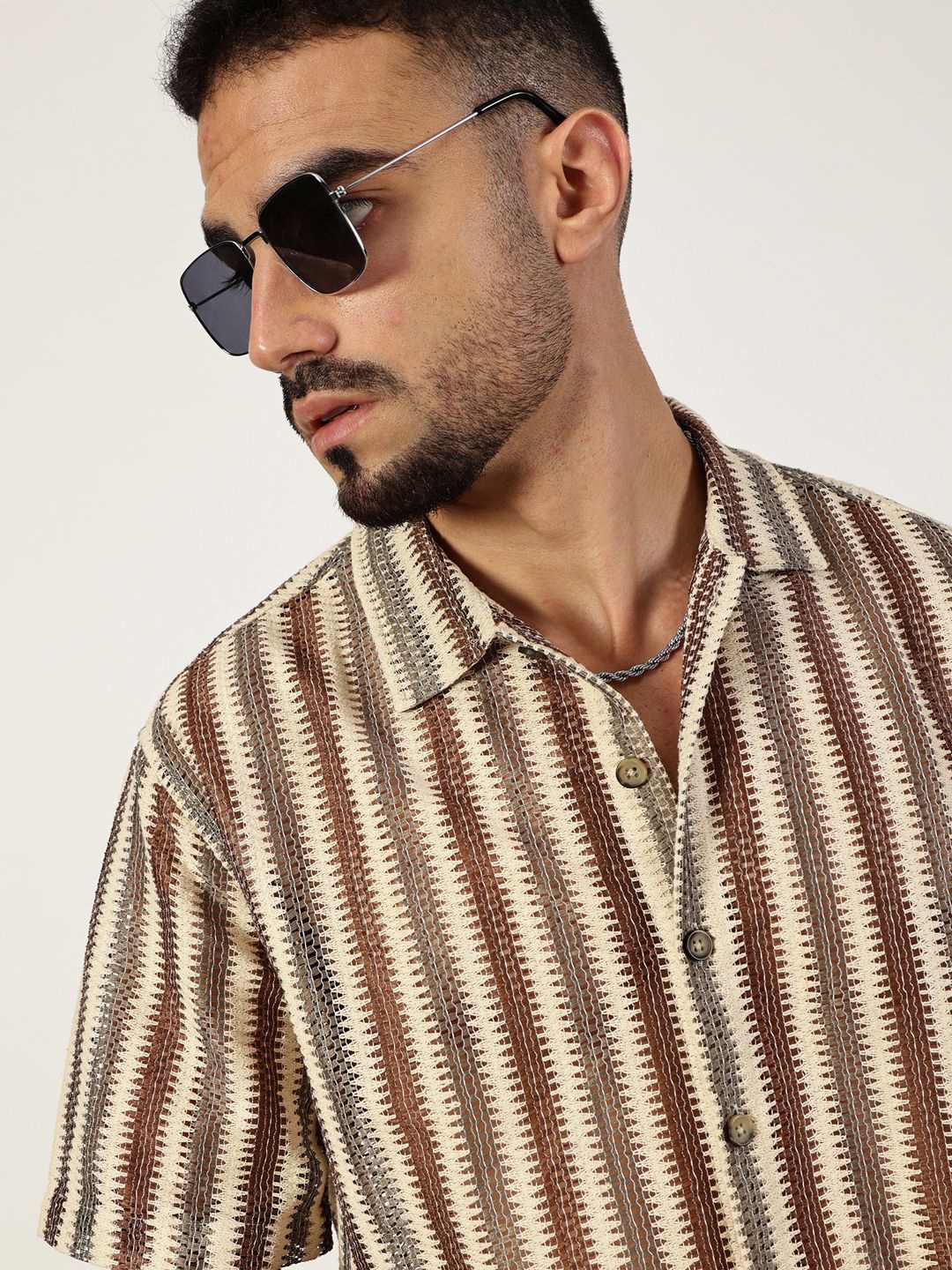 Thomas Scott Men Premium Spread Collar Vertical Striped Cotton Slim Fit Casual Shirt, Brown
Thomas Scott Men Premium Spread Collar Vertical Striped Cotton Slim Fit Casual Shirt, Brown