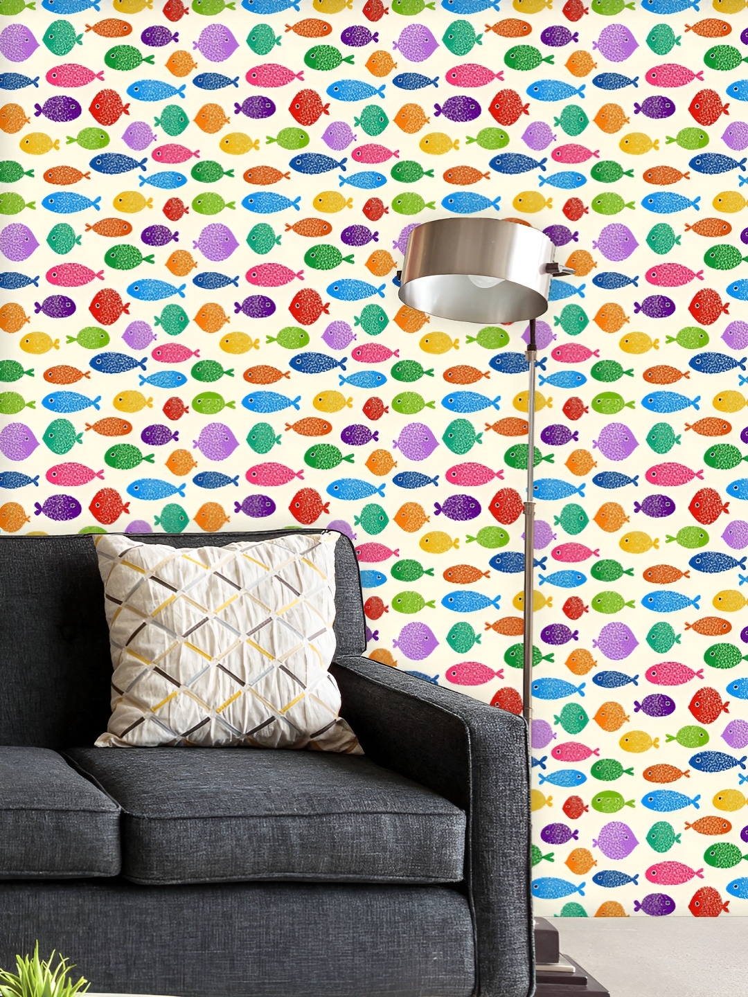 ArtzFolio Printed UV-Resistant Anti-Bacterial Fish Pattern Peel & Stick Wallpaper, Multi
ArtzFolio Printed UV-Resistant Anti-Bacterial Fish Pattern Peel & Stick Wallpaper, Multi