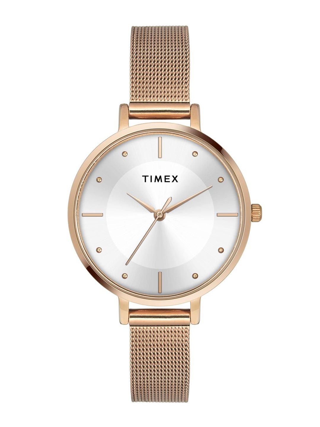 Timex Women Brass Embellished Dial & Stainless Steel Straps Analogue Watch TWEL155SMU11, Silver
Timex Women Brass Embellished Dial & Stainless Steel Straps Analogue Watch TWEL155SMU11, Silver