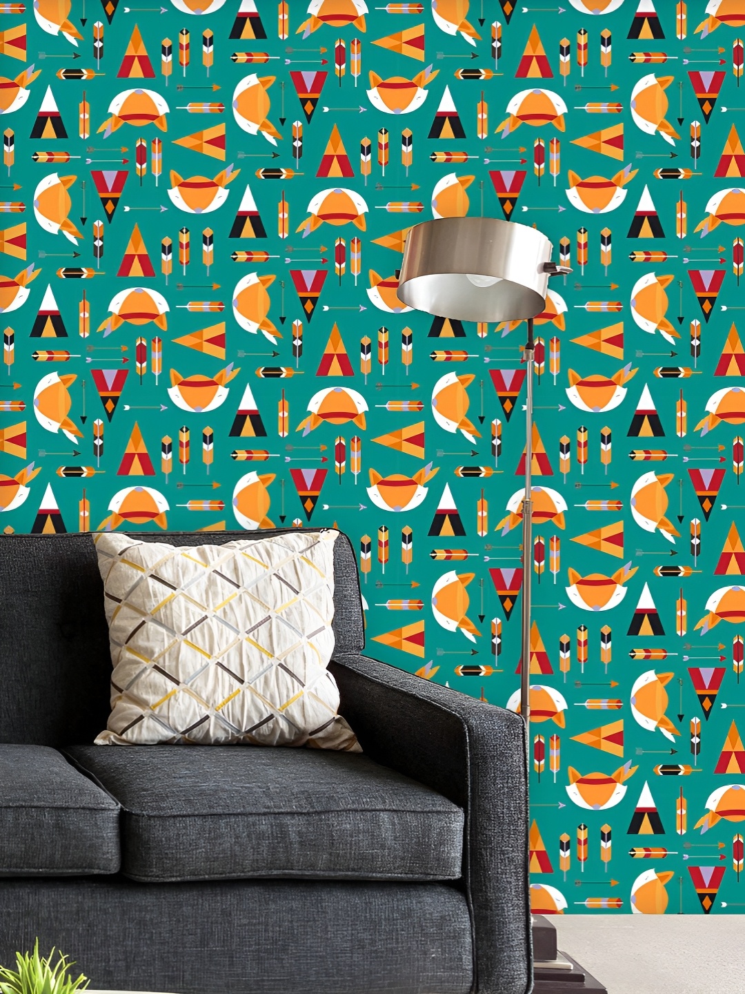 ArtzFolio Printed UV-Resistant Anti-Bacterial Cute Foxes Peel & Stick Wallpaper, Multi
ArtzFolio Printed UV-Resistant Anti-Bacterial Cute Foxes Peel & Stick Wallpaper, Multi