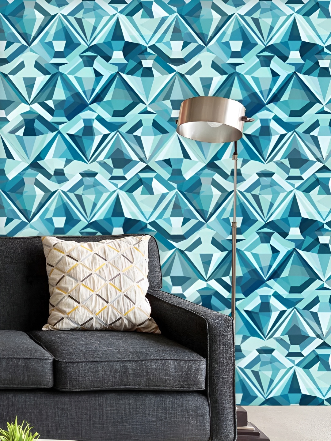 ArtzFolio Printed UV-Resistant Anti-Bacterial Diamonds Peel & Stick Wallpaper, Multi
ArtzFolio Printed UV-Resistant Anti-Bacterial Diamonds Peel & Stick Wallpaper, Multi