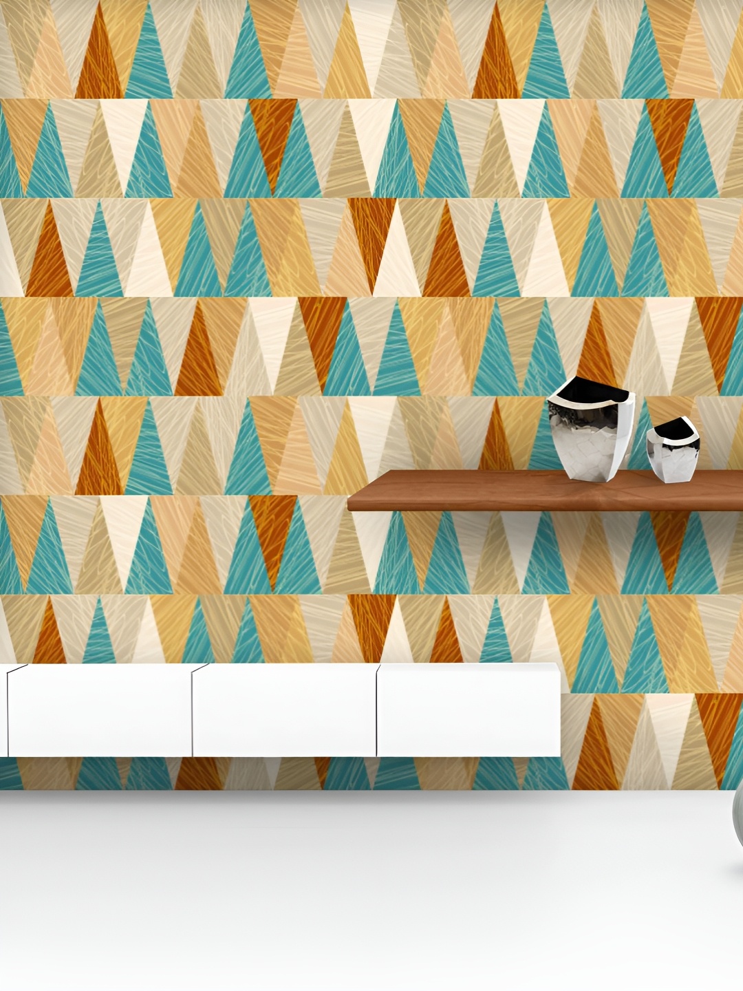 ArtzFolio Printed UV-Resistant Anti-Bacterial Geometric Pattern Peel & Stick Wallpaper, Multi
ArtzFolio Printed UV-Resistant Anti-Bacterial Geometric Pattern Peel & Stick Wallpaper, Multi