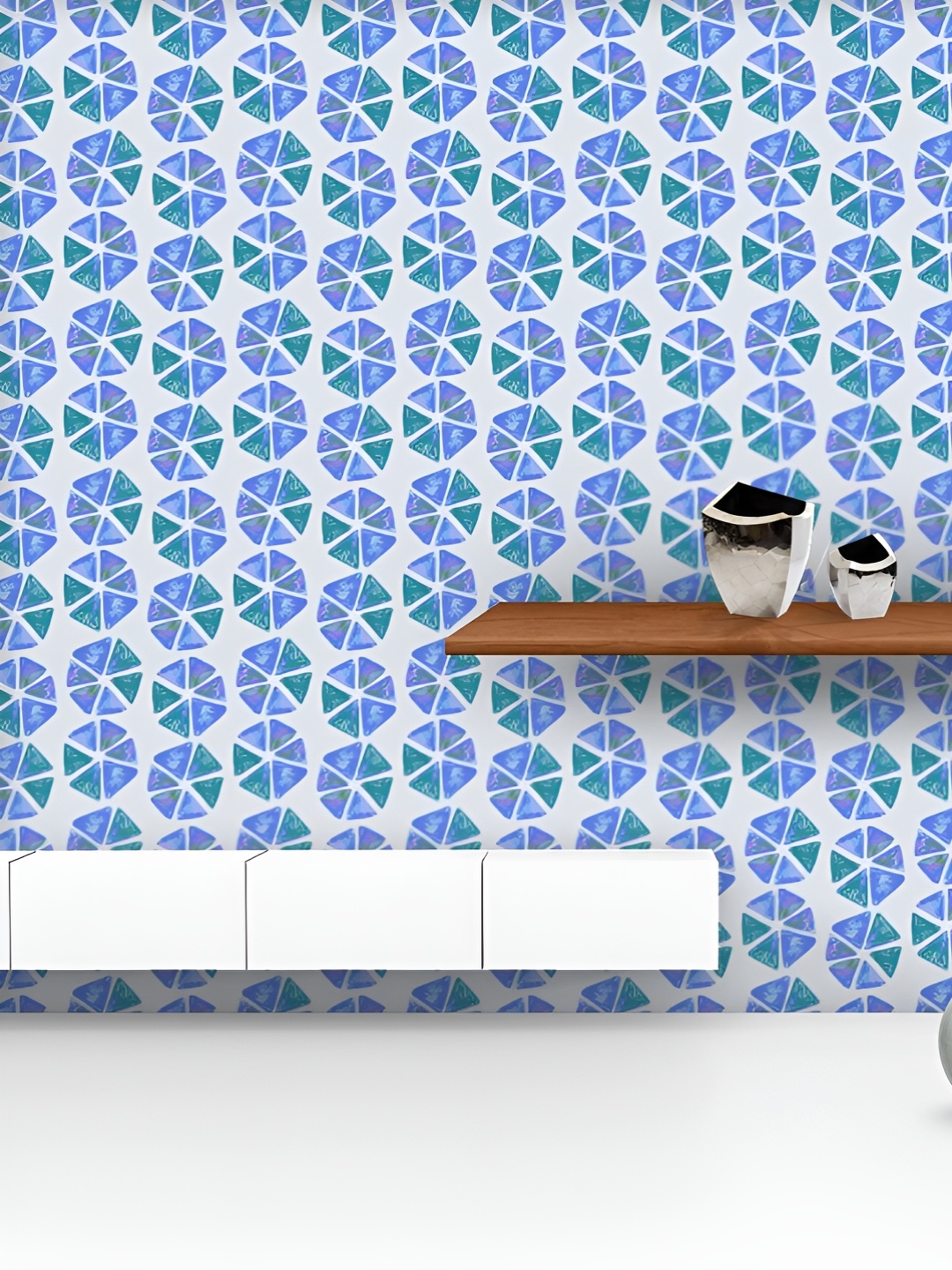 ArtzFolio Printed UV-Resistant Anti-Bacterial Geometric Pattern Peel & Stick Wallpaper, Multi
ArtzFolio Printed UV-Resistant Anti-Bacterial Geometric Pattern Peel & Stick Wallpaper, Multi