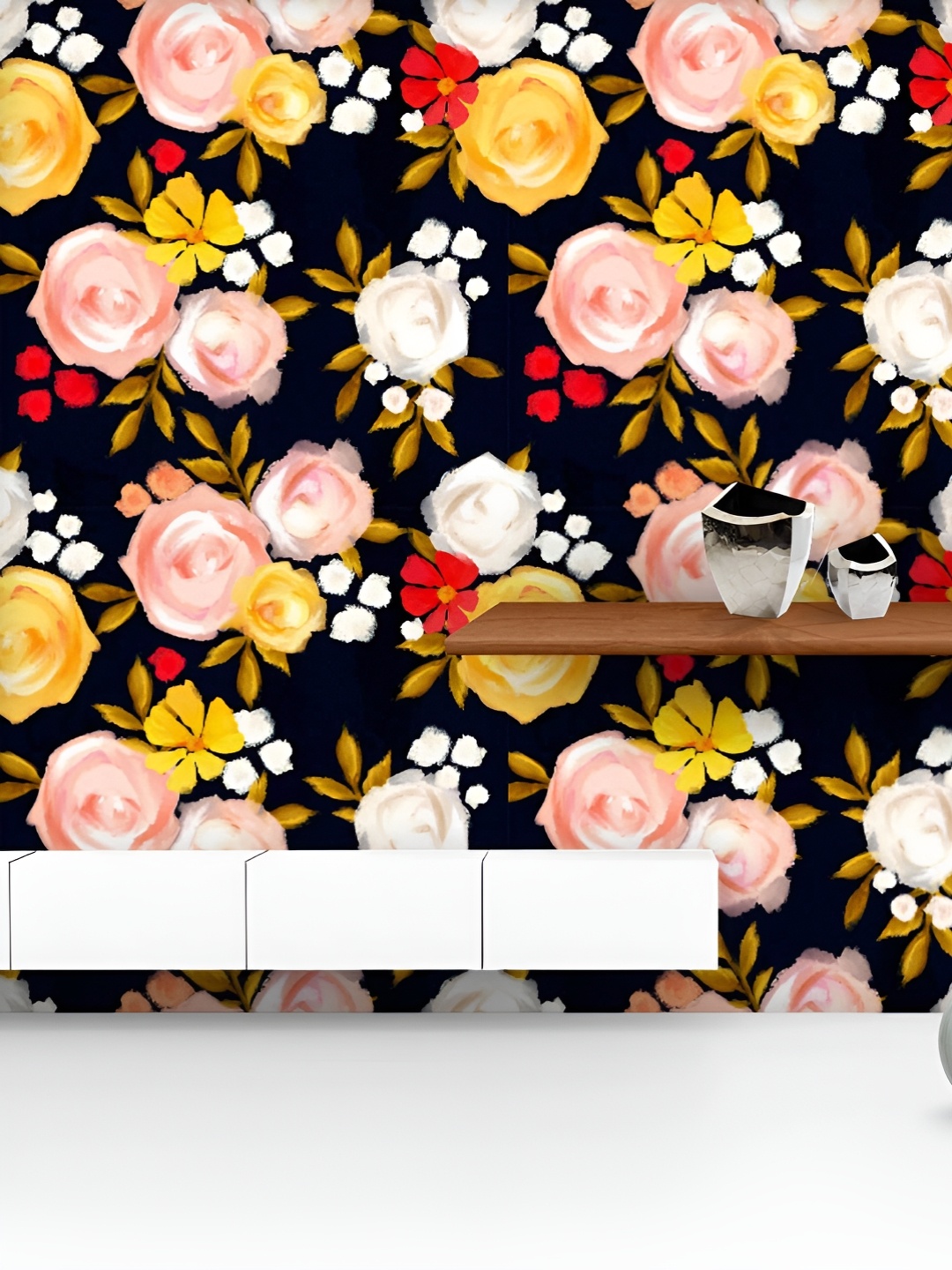 ArtzFolio Printed UV-Resistant Anti-Bacterial Floral Pattern Peel & Stick Wallpaper, Multi
ArtzFolio Printed UV-Resistant Anti-Bacterial Floral Pattern Peel & Stick Wallpaper, Multi
