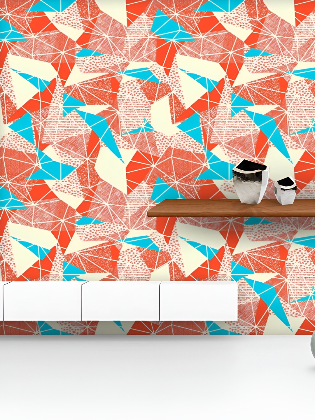 ArtzFolio Printed UV-Resistant Anti-Bacterial Triangles Pattern Peel & Stick Wallpaper, Multi
ArtzFolio Printed UV-Resistant Anti-Bacterial Triangles Pattern Peel & Stick Wallpaper, Multi
