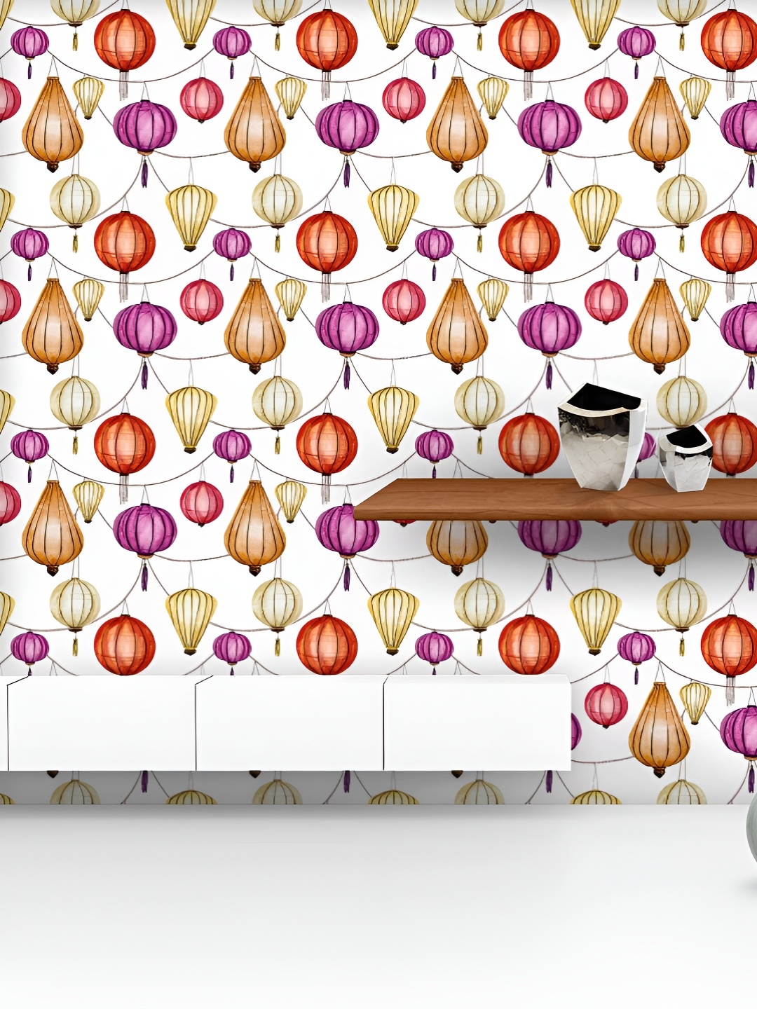 ArtzFolio Printed UV-Resistant Anti-Bacterial Watercolor Chinese Lantern Peel & Stick Wallpaper, Multi
ArtzFolio Printed UV-Resistant Anti-Bacterial Watercolor Chinese Lantern Peel & Stick Wallpaper, Multi