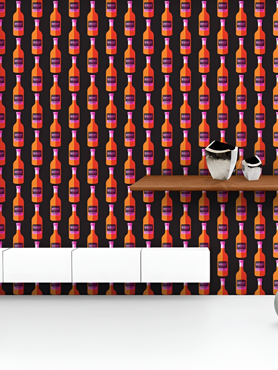 ArtzFolio Printed UV-Resistant Anti-Bacterial Bottle Pattern Peel & Stick Wallpaper, Multi
ArtzFolio Printed UV-Resistant Anti-Bacterial Bottle Pattern Peel & Stick Wallpaper, Multi