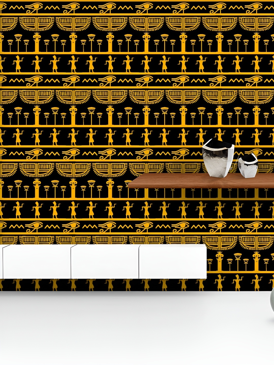 ArtzFolio Printed UV-Resistant Anti-Bacterial Vintage Egyptian Silhouettes Peel & Stick Wallpaper, Multi
ArtzFolio Printed UV-Resistant Anti-Bacterial Vintage Egyptian Silhouettes Peel & Stick Wallpaper, Multi