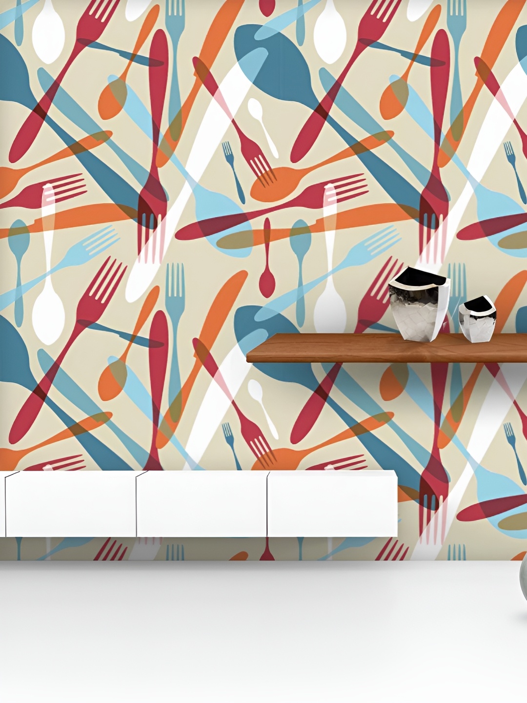 ArtzFolio Printed UV-Resistant Anti-Bacterial Knife & Spoon Peel & Stick Wallpaper, Multi
ArtzFolio Printed UV-Resistant Anti-Bacterial Knife & Spoon Peel & Stick Wallpaper, Multi