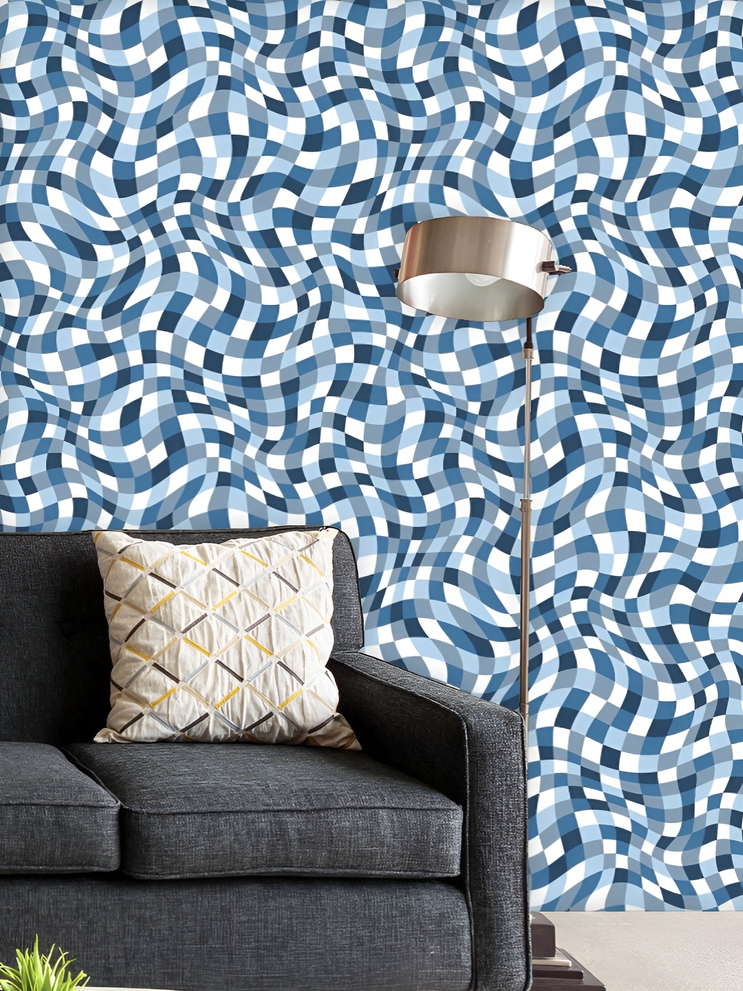 ArtzFolio Printed UV-Resistant Anti-Bacterial Abstract Blue Plaid TexturePeel & Stick Wallpaper, Multi
ArtzFolio Printed UV-Resistant Anti-Bacterial Abstract Blue Plaid TexturePeel & Stick Wallpaper, Multi