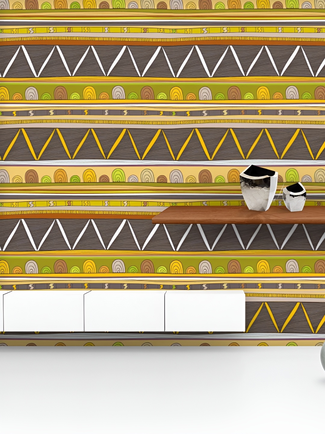 ArtzFolio Printed UV-Resistant Anti-Bacterial Tribal Art Peel & Stick Wallpaper, Multi
ArtzFolio Printed UV-Resistant Anti-Bacterial Tribal Art Peel & Stick Wallpaper, Multi