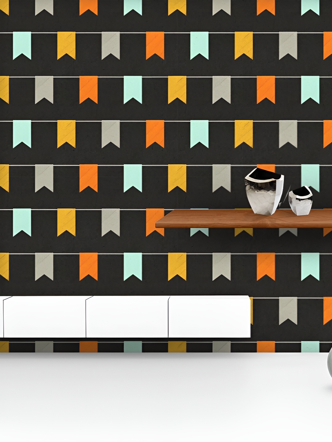 ArtzFolio Printed UV-Resistant Anti-Bacterial Geometric Pattern Peel & Stick Wallpaper, Multi
ArtzFolio Printed UV-Resistant Anti-Bacterial Geometric Pattern Peel & Stick Wallpaper, Multi