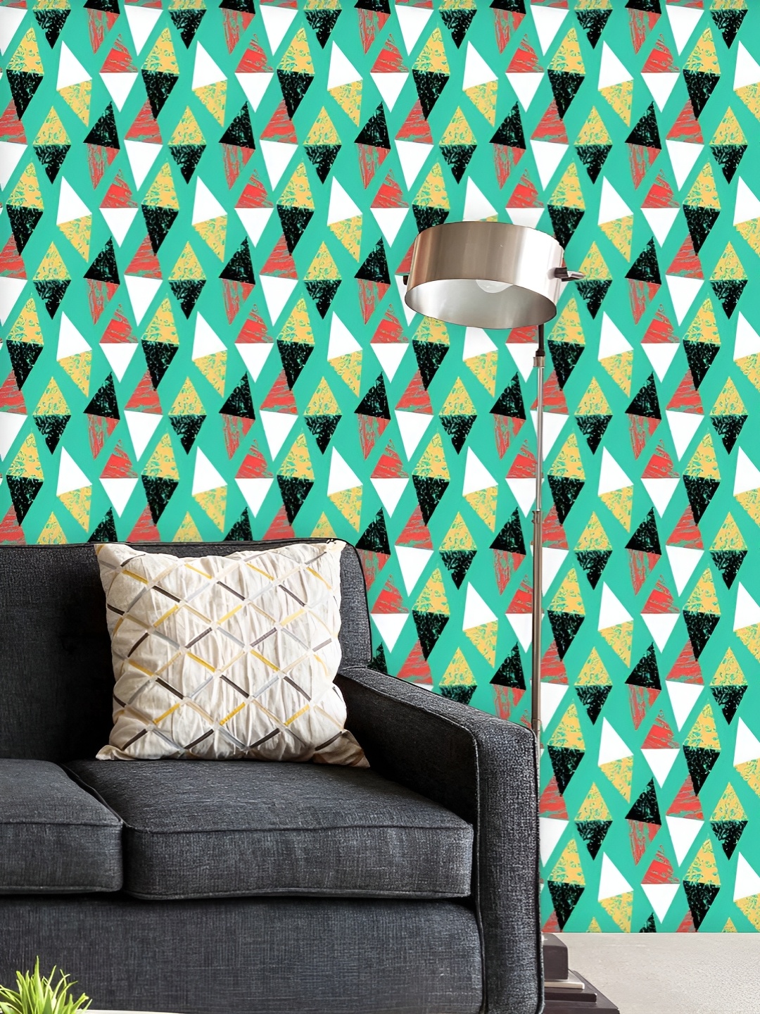 ArtzFolio Printed UV-Resistant Anti-Bacterial Grunged TrianglesPeel & Stick Wallpaper, Multi
ArtzFolio Printed UV-Resistant Anti-Bacterial Grunged TrianglesPeel & Stick Wallpaper, Multi